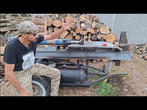 Видео: Ціна дровокола❓️Електро гідро колун в роботі🔥Щого зробили шайтан машину❓️Чермет руле❌️
