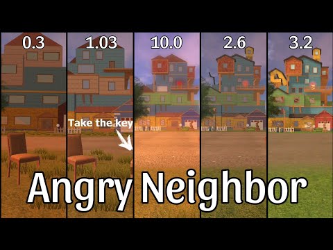 Видео: Прохождение всех версий Angry Neighbor (перезалив)