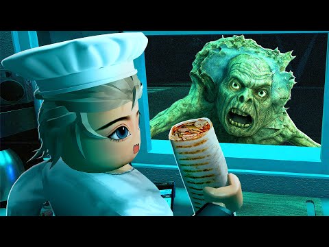 Видео: РАБОТАЕМ В ШАУРМИЧНОМ ЛАРЬКЕ! (от создателя коротких страшных историй)