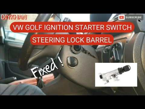 Видео: VW GOLF MK5 MK6 2004-2013 НЕИСПРАВНЫЙ ВЫКЛЮЧАТЕЛЬ ЗАЖИГАНИЯ И СТАРТЕРА, ЗАМЕНА РУЛЕВОГО ЗАМКА, РУ...