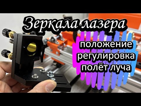 Видео: Зеркала СО2 лазера. Принцип регулировки (Юстировки) зеркал.