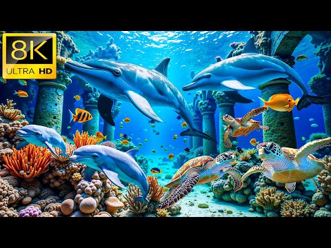 Видео: Погрузитесь в волшебный мир океана 8K ULTRA HD — киты, коралловые рифы и потрясающая морская жизнь
