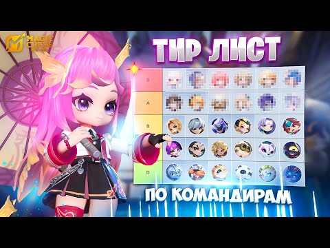 Видео: ТИР ЛИСТ ПО КОМАНДИРАМ НА СЕНТЯБРЬ!!! В MAGIC CHESS: GO GO