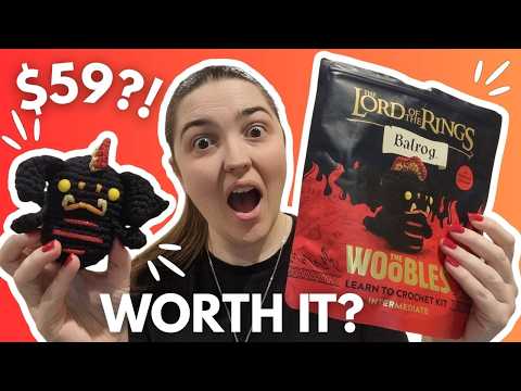 Видео: Я попробовала набор для вязания крючком «Балрог Властелина колец» за 59 долларов… Влюбилась?! 🔥 (...