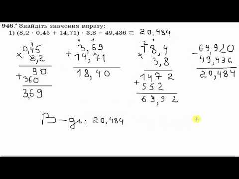 Видео: Знайдіть значення виразу. Математика 5 клас