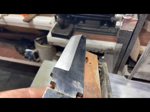 Видео: Нож из ламината 95х18 и Р6м5 часть -2 , слесарка клинка ( до конца , нужно экспертное мнение)