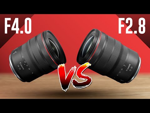 Видео: Сравнение объективов Canon RF 14-35mm F/4L и RF 15-35mm F/2.8L | Какой зум лучше?