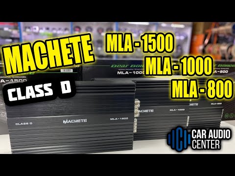 Видео: Усилители MACHETE MLA |MLA-1500|MLA-1000|MLA-800|