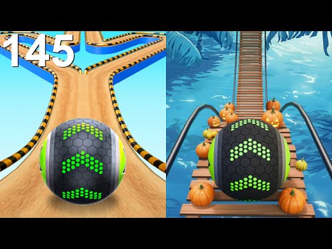 Видео: Скоростной забег Going Balls, забавные фейлы на всех уровнях, сложные уровни для Android и iOS (145)