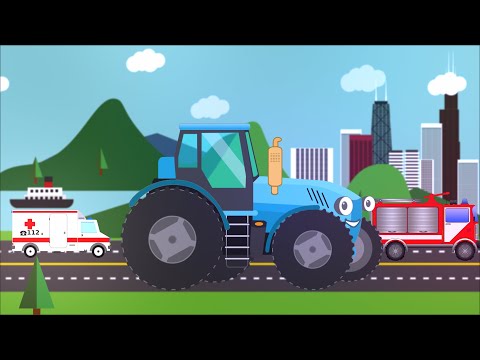Видео: Полный сборник мультиков про синий трактор и его друзей. Все серии развивающие мультики для детей
