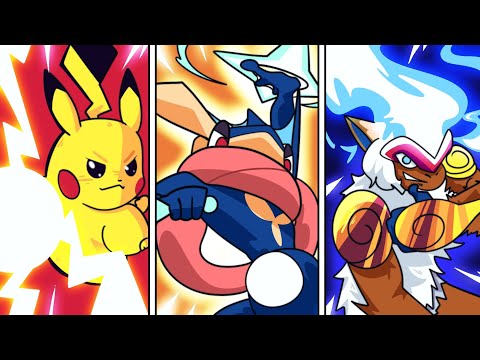Видео: Покемоны Эша и их сильнейшие атаки