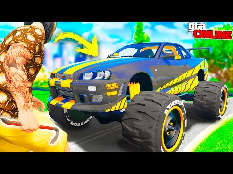 Видео: ЧТО? НАШЕЛ САМУЮ КРУТУЮ МАШИНУ С БОЛЬШИМИ КОЛЕСАМИ В GTA 5 ONLINE? - БИТВА ВОРОВ 2.0 В ГТА 5 ОНЛАЙН!