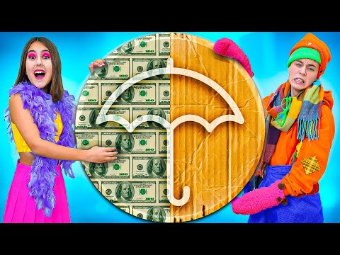 Видео: Богатая Сестра VS Бедный Брат! Веселые Ситуации с Друзьями