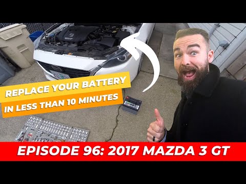 Видео: КАК ЗАМЕНИТЬ АККУМУЛЯТОР В Mazda 3 2014-2018