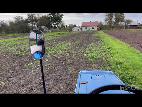 Видео: Оранка , як по маслу , японським мінітрактором!