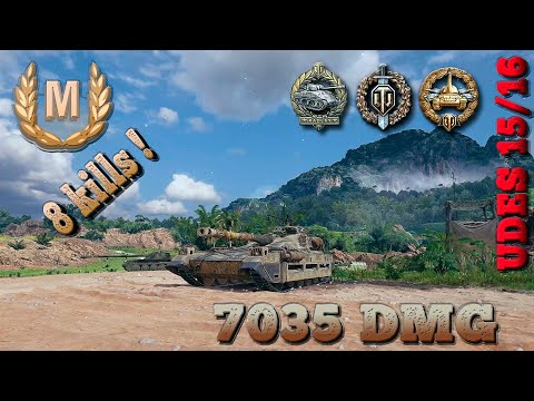 Видео: UDES 15/16 бой на мастера WoT replays  / Ace tanker WoT