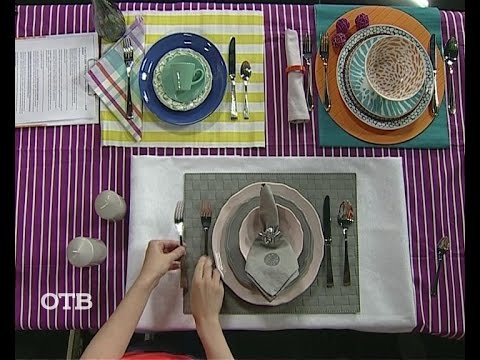 Видео: Учимся правильно сервировать стол (11.08.15)