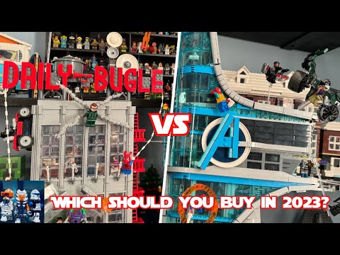 Видео: LEGO Daily Bugle против Башни Мстителей! Что купить в 2023 году? Подробное сравнение и обзор!