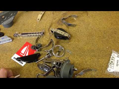 Видео: Тренировочный рангоут для Кадета