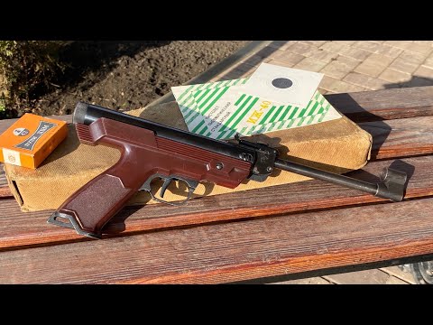 Видео: ИЖ-40. Советский пневматический пистолет.