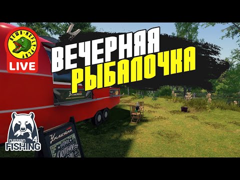 Видео: Вечерняя рыбалочка (Стрим - Русская рыбалка 4)