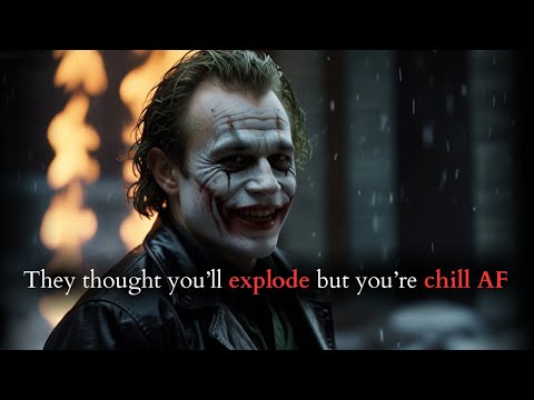 Видео: Они думали, что ты взорвёшься от гнева, но ты остался спокоен. Речь Джокера.