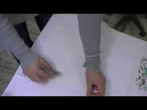 Видео: дублирование канвы вышивки