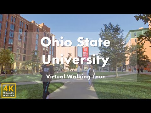 Видео: Университет штата Огайо (Ohio State University) - Виртуальная пешеходная экскурсия [4k 60fps]