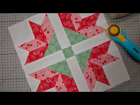 Видео: 97. Пэчворк блок "Цветочек".