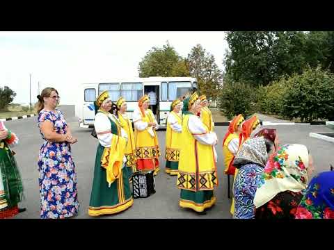 Видео: День села Большое, Красненский район, Белгородская область, открытие стенда  памяти сестёр Жуковых ,