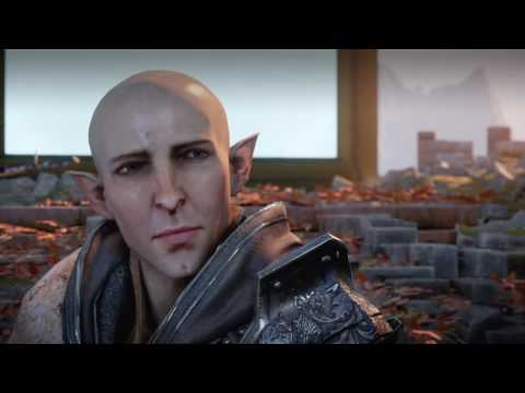 Видео: Dragon Age: Inquisition - Роман с Соласом (Фен'Харелем) DLC "Чужак" финал (русские субтитры)
