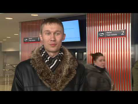 Видео: В Новом Уренгое состоялось торжественное открытие  железнодорожного вокзала.