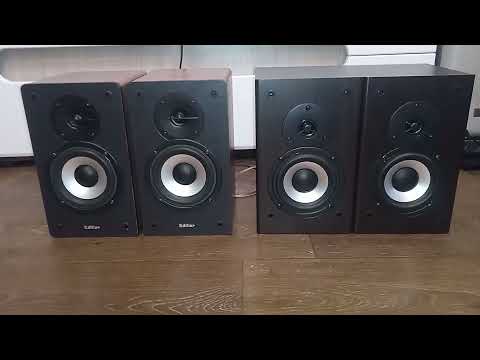 Видео: Видео сравнение активных колонок 2.0 Microlab B-72 и Edifier R1200t
