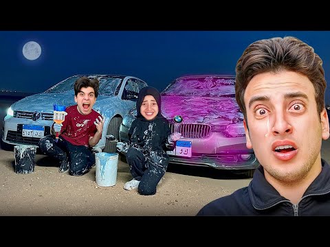 Видео: Мы превратили машину Хассана и Капитана в машину Барби 😱 Джуди (плачет) 💔😭