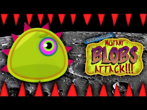 Видео: ХИЩНЫЙ СЛИЗЕНЬ против ОПАСНОЙ ЛУНЫ игра про СЛИЗНЯ ОБЖОРУ / Tales from Space: Mutant Blobs Attack