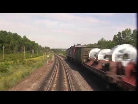 Видео: Лобаново - Елец (Юго-Восточная ж\д, РЖД)