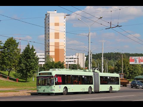 Видео: Троллейбус Минска БКМ-333,борт.№ 5587,марш.19 (30.05.2020)