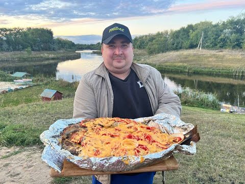 Видео: Поймал и сразу приготовил!!! КОКТАЛ ИЗ КАРПА НА ПРИРОДЕ.
