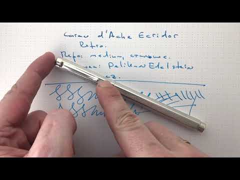 Видео: Обзор перьевой ручки Caran d’Ache Ecridor Retro