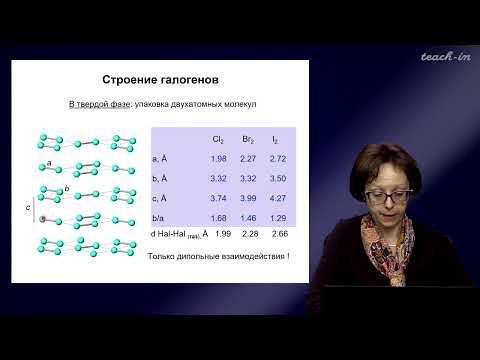 Видео: Румянцева М.Н.- Общая и неорганическая химия. Лекции - 15. Галогены