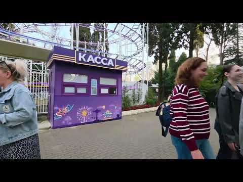 Видео: Сочи, прогулка, 8 ноября 2025, парк и пляж Ривьера