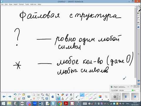 Видео: 10 класс Маски файлов