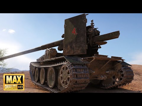 Видео: Агрессивный «Grille 15» вынужден защищаться — World of Tanks