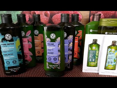 Видео: Yves rocher🌿🍀Новые шампуни!!!❤️💚🩵🩷💛🧡