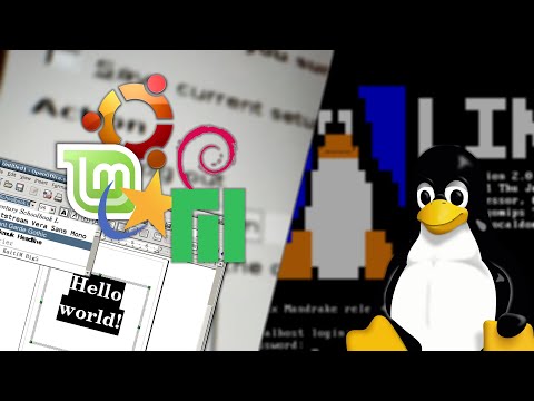 Видео: 30 лет Linux! Смотрим на первые версии некоторых дистрибутивов