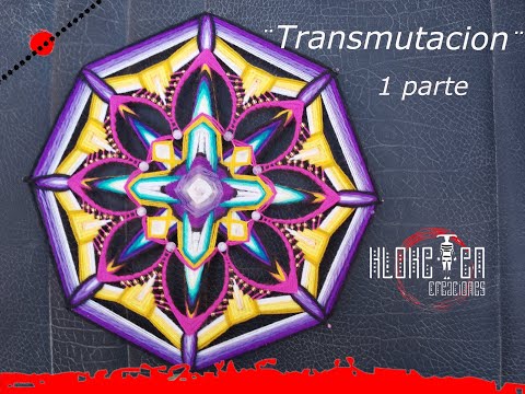 Видео: 💥 ¨ТРАНСМУТАЦИЯ¨ часть 1 - мандала, сотканная из шерсти - ручная работа.