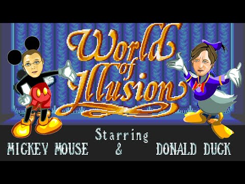 Видео: World of Illusion Starring Mickey Mouse & Donald Duck (smd) прохождение на стриме