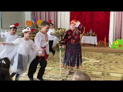 Видео: Театрализация русской народной сказки « Гуси- лебеди» детский сад «Оленёнок»