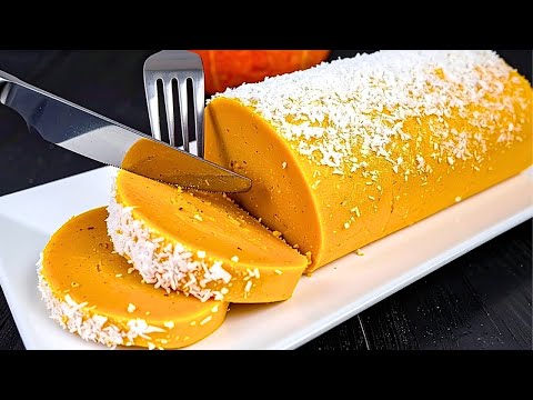 Видео: Только бананы и тыква! Самый вкусный осенний десерт за 5 минут! Никакой выпечки! Вот в чём секрет!