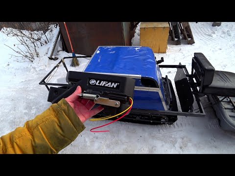 Видео: Автоподсос на мотобуксировщик / подробности установки